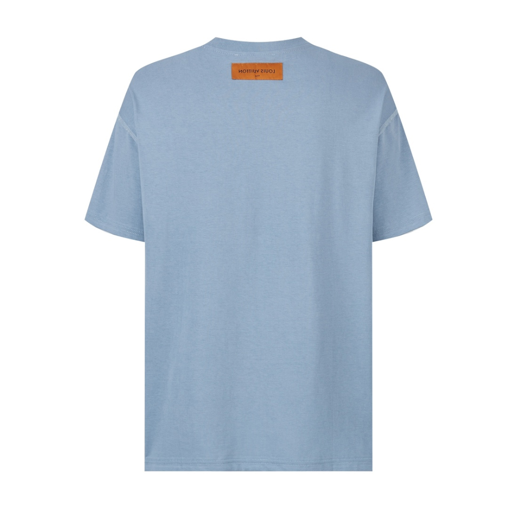 반팔 티셔츠 라벤더 색상 이미지-S520L3
